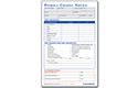Payroll Change Notice 5.5 X 8.5